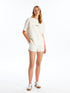 LC Waikiki Crew Neck Printed Short Sleeve Oversized T-Shirt